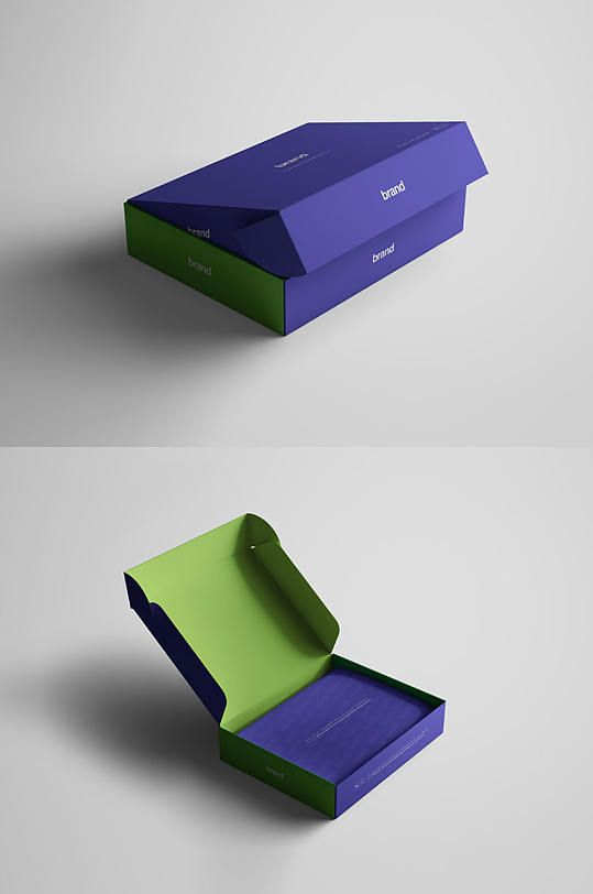 瓦楞纸盒飞机盒包装样机