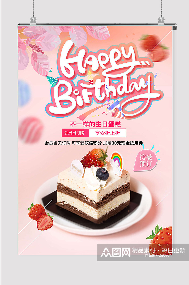 生日蛋糕生日快乐素材