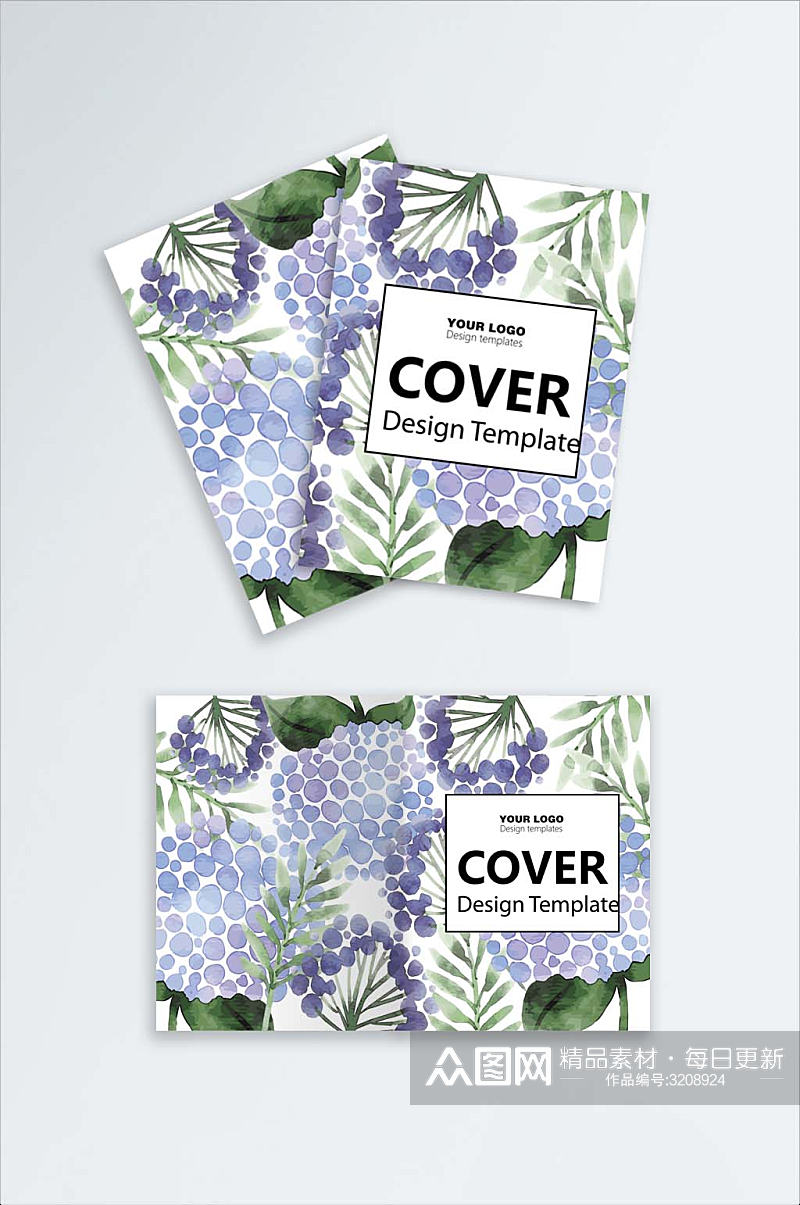 花卉宣传广告画册封面设计素材
