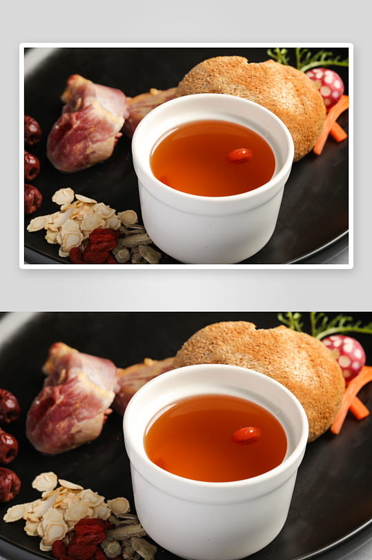 猴头菇炖鸡养生汤美食-众图网