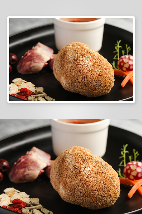 猴头菇炖鸡养生汤美食-众图网