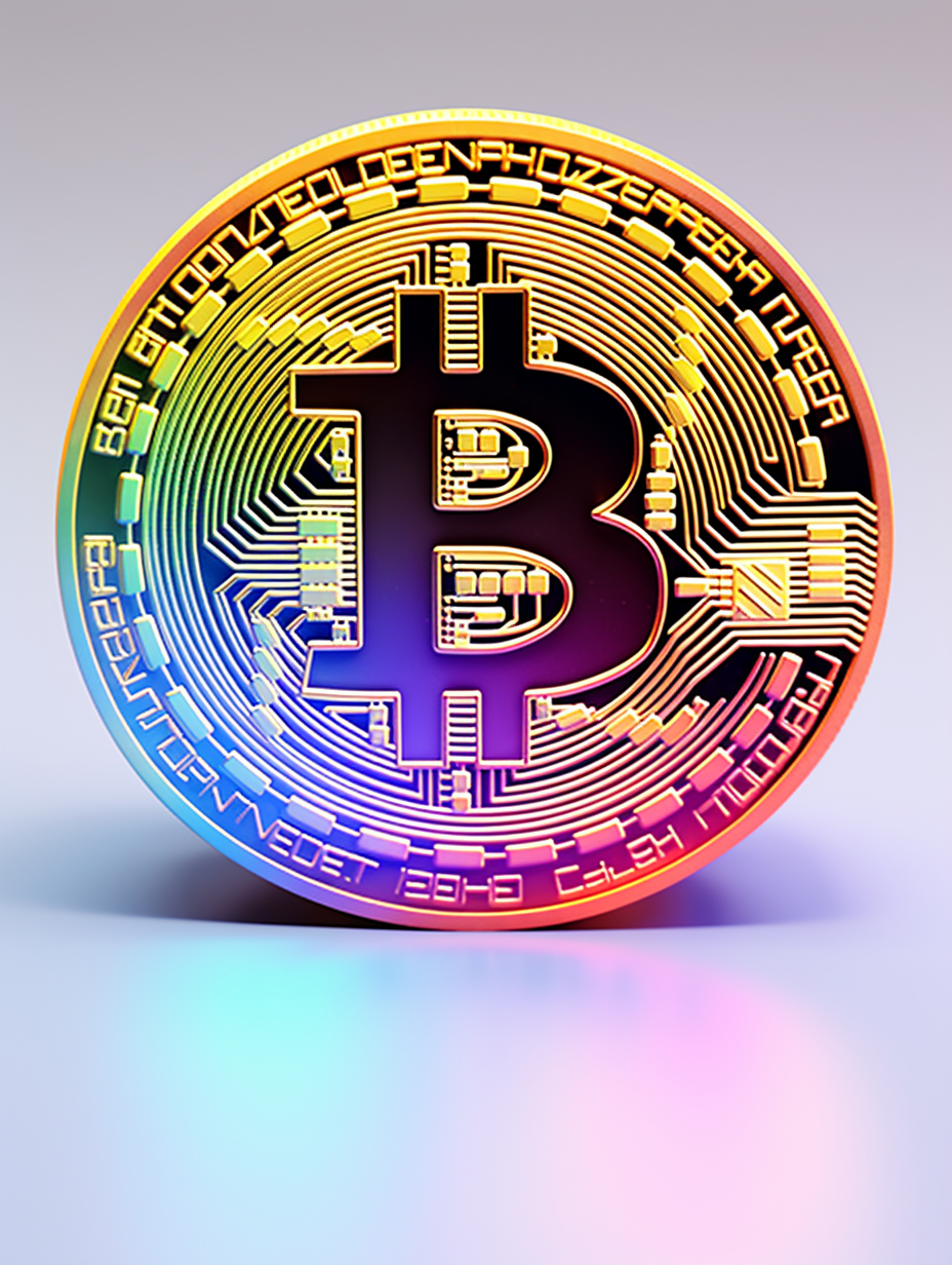 高清比特币元素背景素材