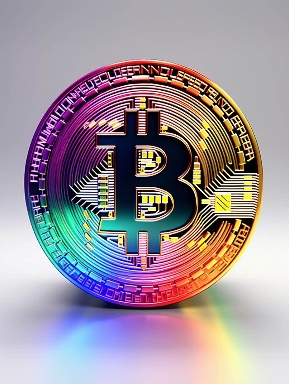 高清比特币元素背景素材