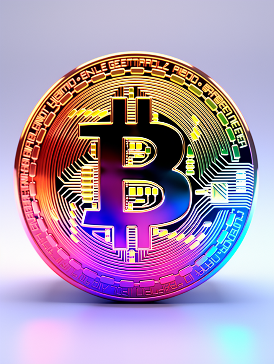 高清比特币元素背景素材