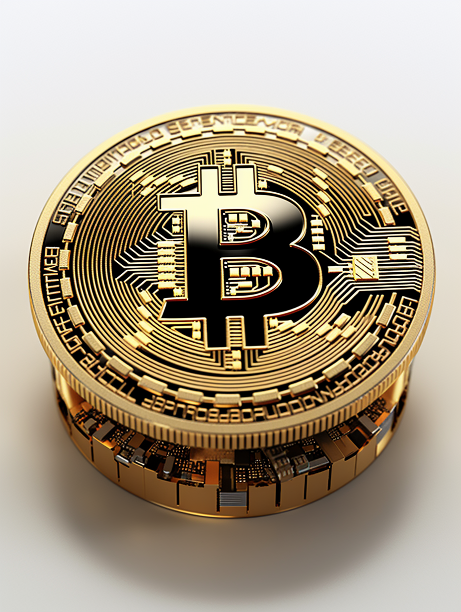 高清比特币元素背景素材