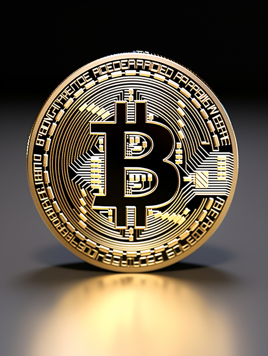 高清比特币元素背景素材