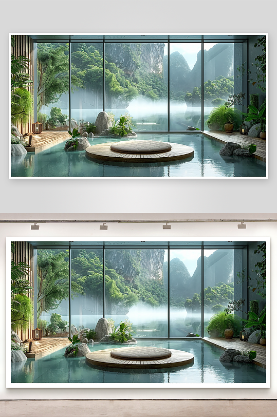 創(chuàng)意大氣古風(fēng)電商拍攝場景