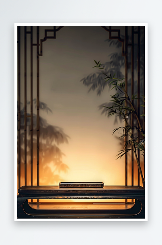 大氣中式古風(fēng)展臺