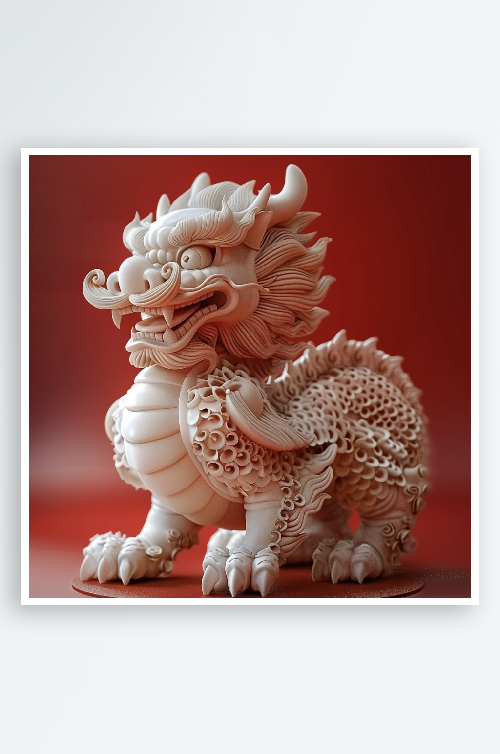 红色石狮背景素材_红色石狮背景模板_红色石狮背景设计图片免费下载-众图网