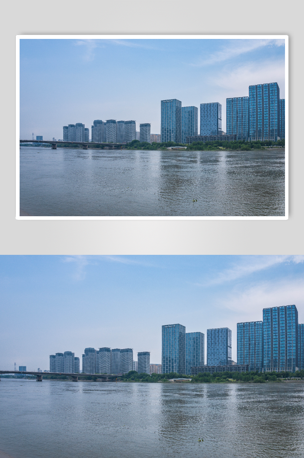 福建福州金融街商业高楼摄影图素材