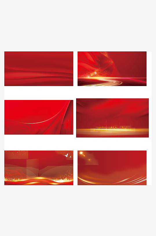 红色背景宣传展板-众图网