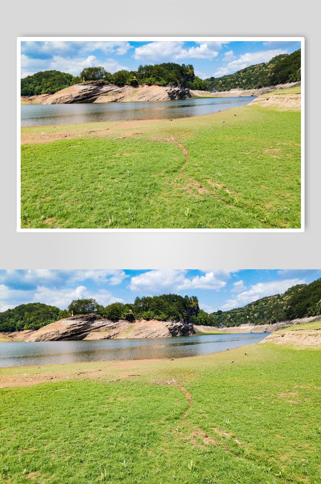 自然风光福建大金湖风光4A景区素材