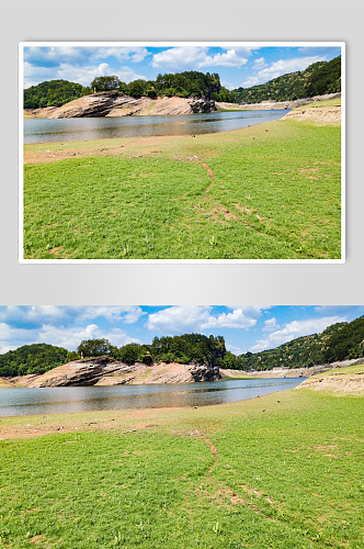 自然风光福建大金湖风光4A景区