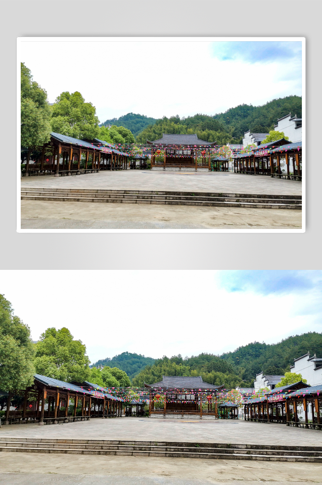 福建泰宁古城一角古建筑素材