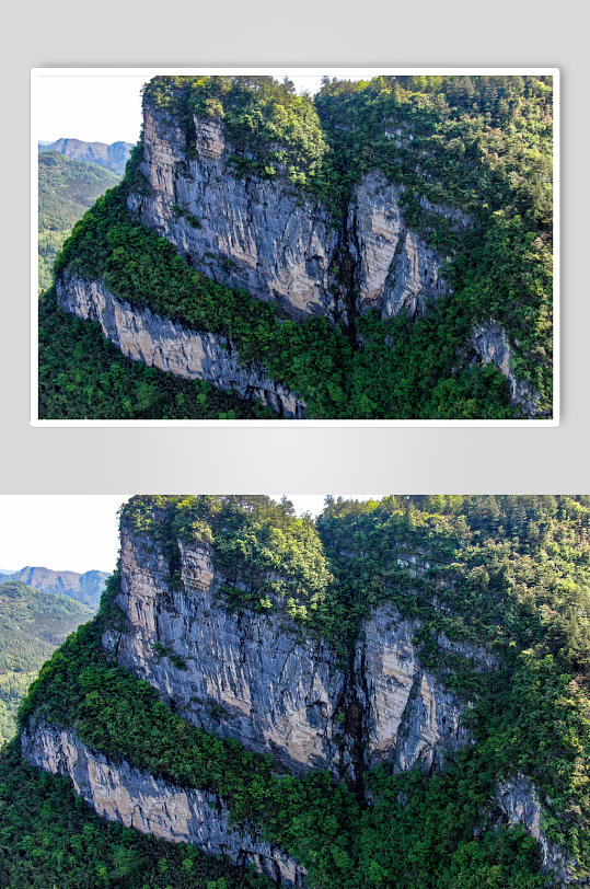 大自然山川悬崖峭壁航拍摄影图