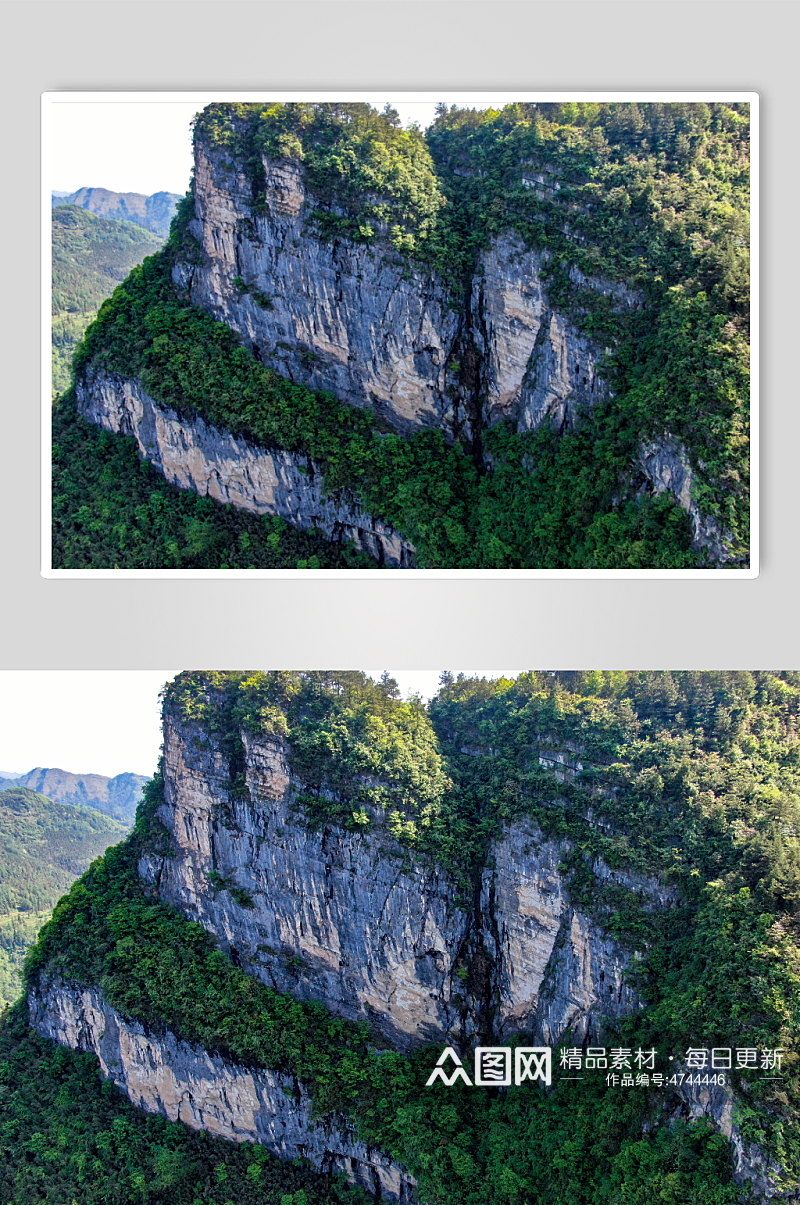 大自然山川悬崖峭壁航拍摄影图素材