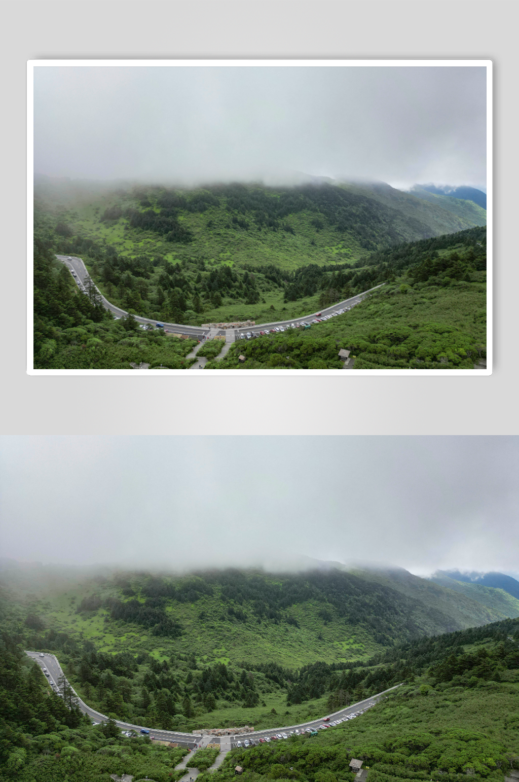 自然风光湖北神农架5A景区航拍摄影图素材