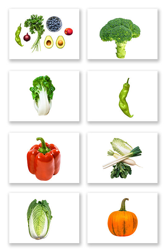 瓜果蔬菜免扣元素