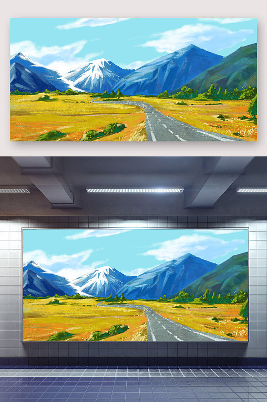 白云马路图片-白云马路素材下载-众图网