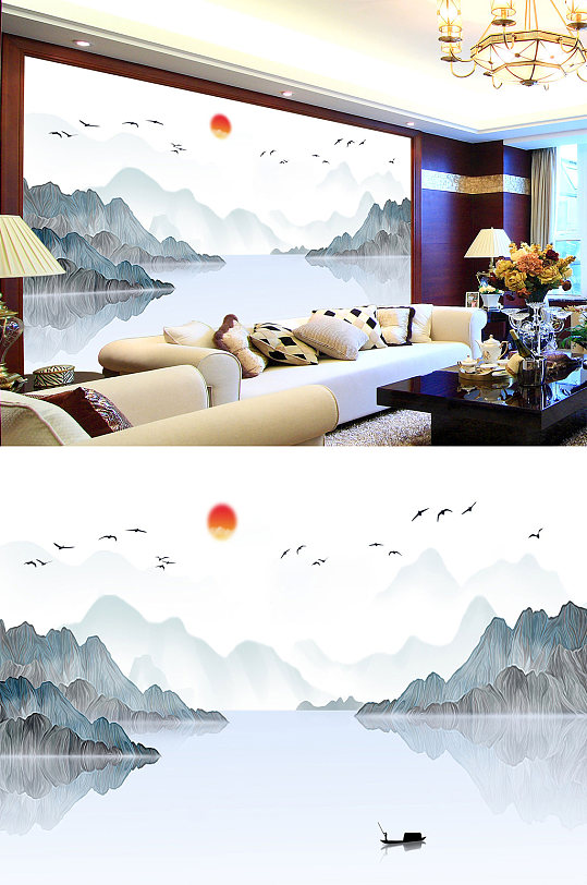 山水画背景 高清山水画背景素材模板 众图网 山水画背景 高清山水画背景素材模板 众图网