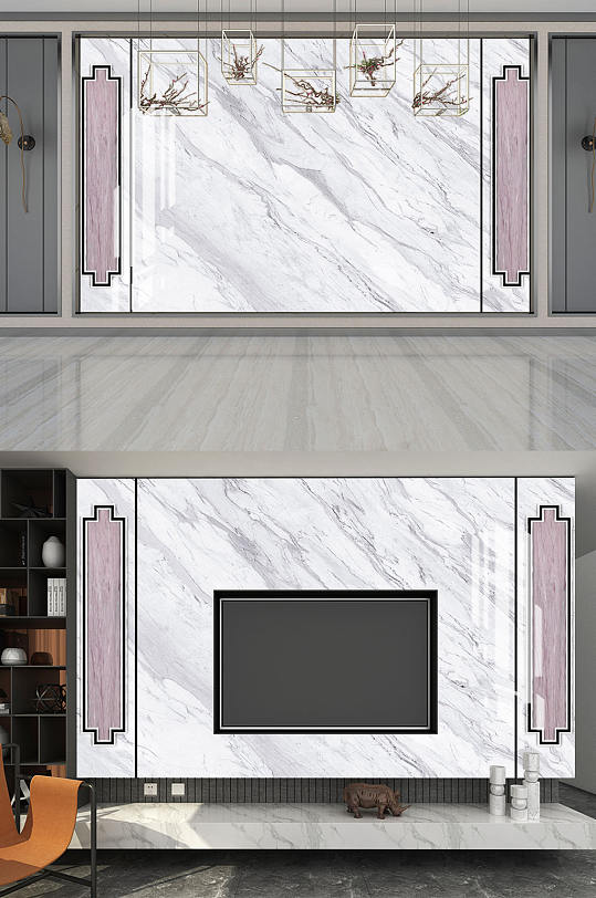 灰色高清大理石纹家装背景墙-众图网