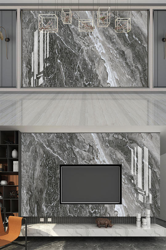 灰色高清大理石纹背景墙-众图网