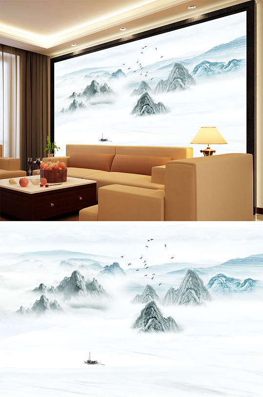 水墨背景 高清水墨背景素材模板 众图网