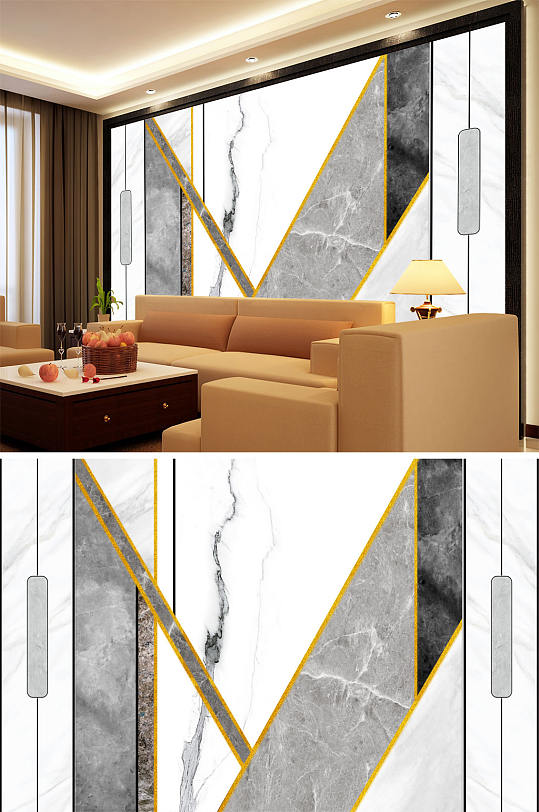 大理石线条大理石纹大理石色块背景墙-众图网