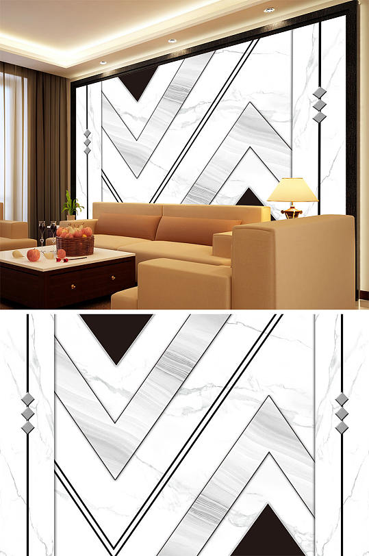 几何大理石底纹大理石色块背景墙-众图网