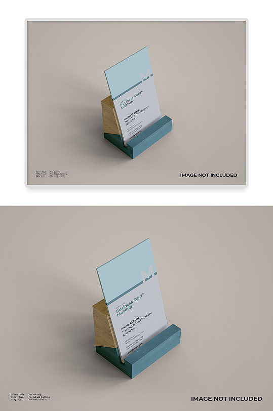 时尚台卡效果图样机