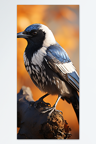黑乌鸦鸟创意图片