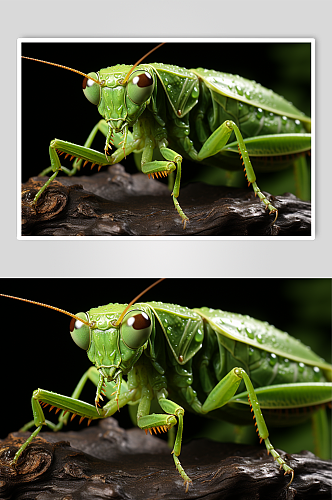 昆虫螳螂创意图片
