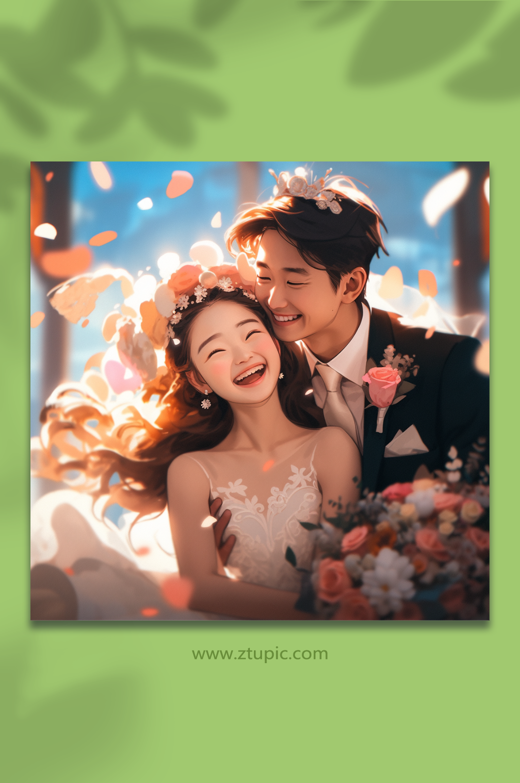 数字艺术高清人物婚礼图片素材