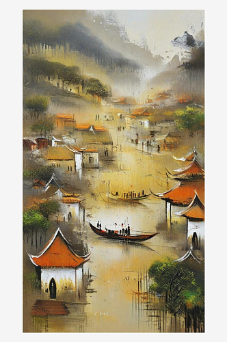数字艺术中国水墨画