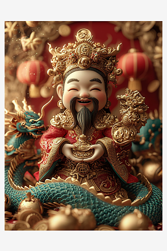 数字财神中国财神