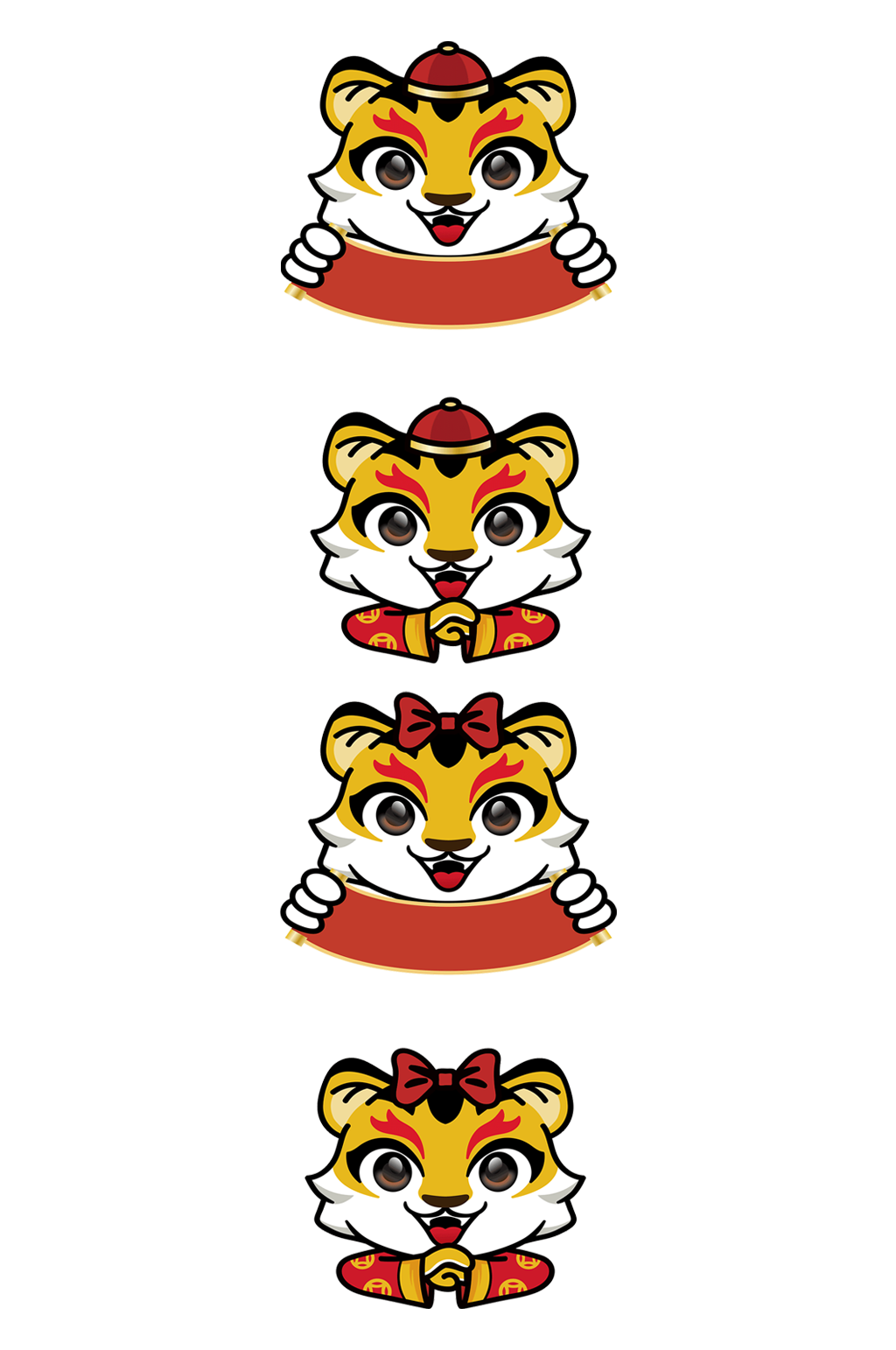 虎年吉祥物元素矢量模板下载 编号 众图网 虎年吉祥物元素矢量模板下载 编号 众图网