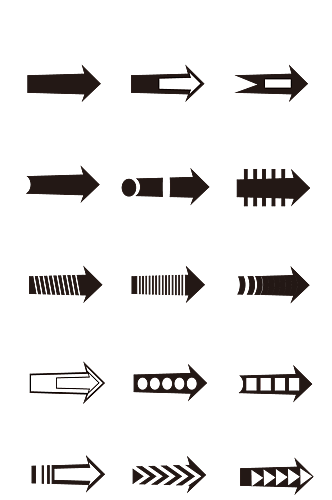 简约创线条箭头元素