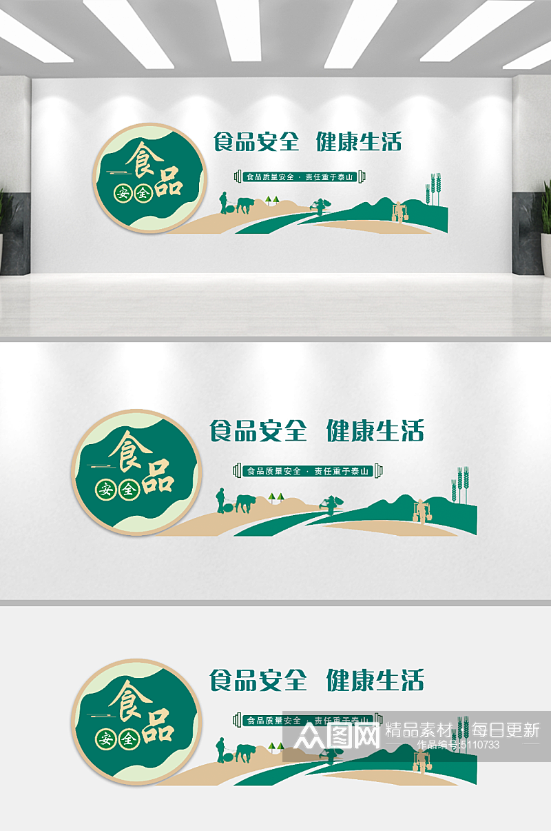 2023年最新原创食品安全文化墙素材