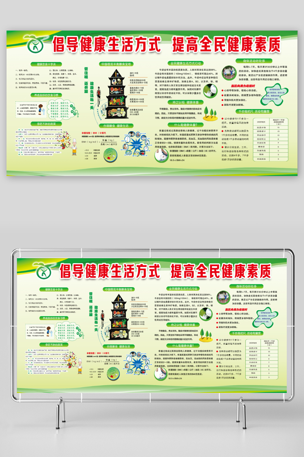 倡导健康生活方式提高全民健康素质素材