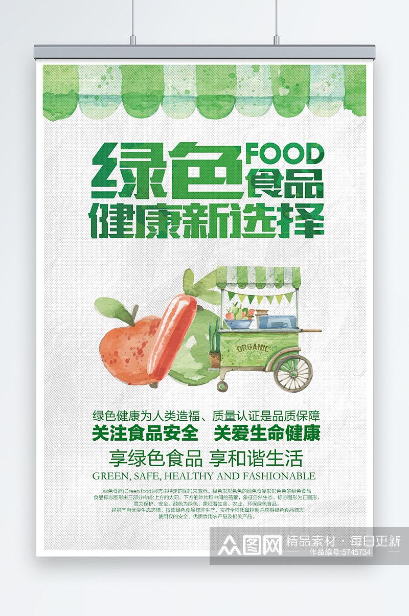 最新原创食品安全宣传海报素材