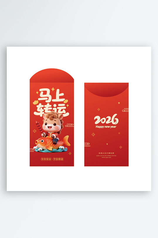 2026马年红包设计-众图网