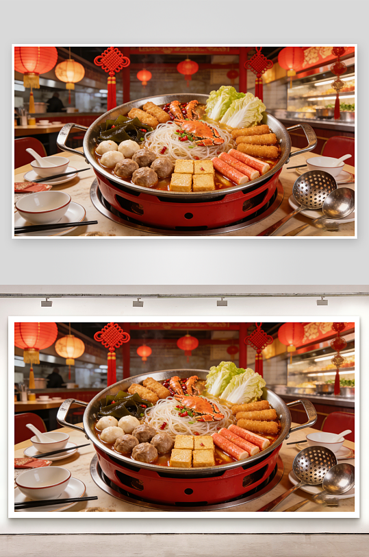 最新原创海鲜火锅盛宴高清摄影图-众图网