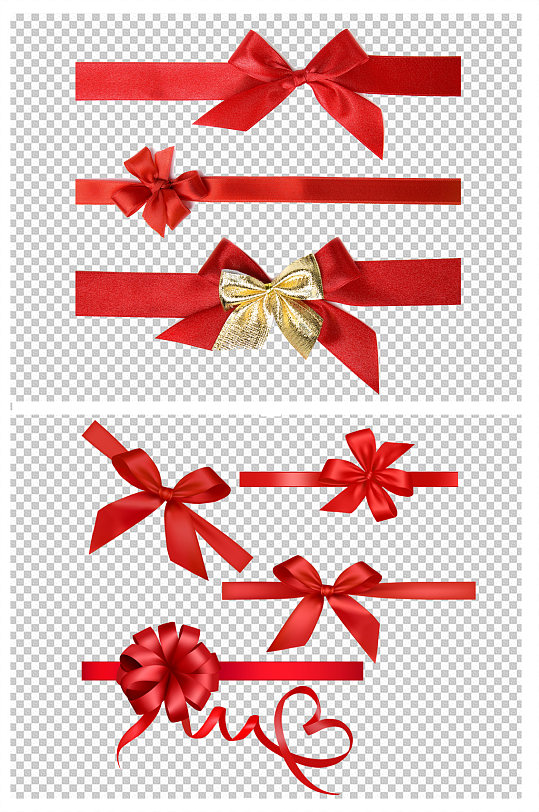 金色包装盒蝴蝶结