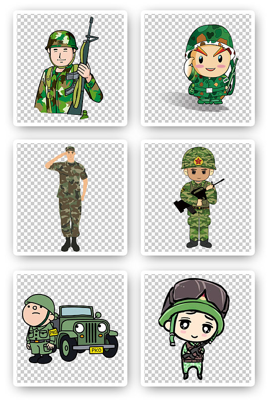 手绘迷彩服图片 手绘迷彩服素材下载 众图网