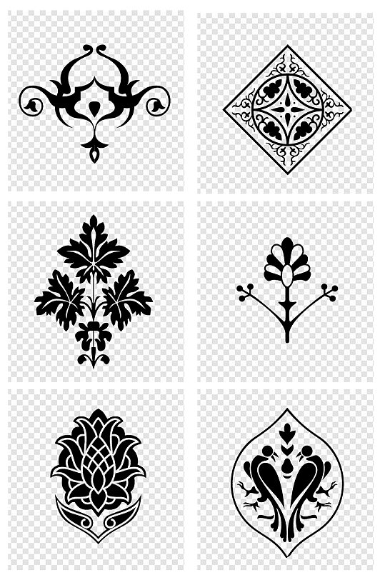 欧式花纹花边图案装饰