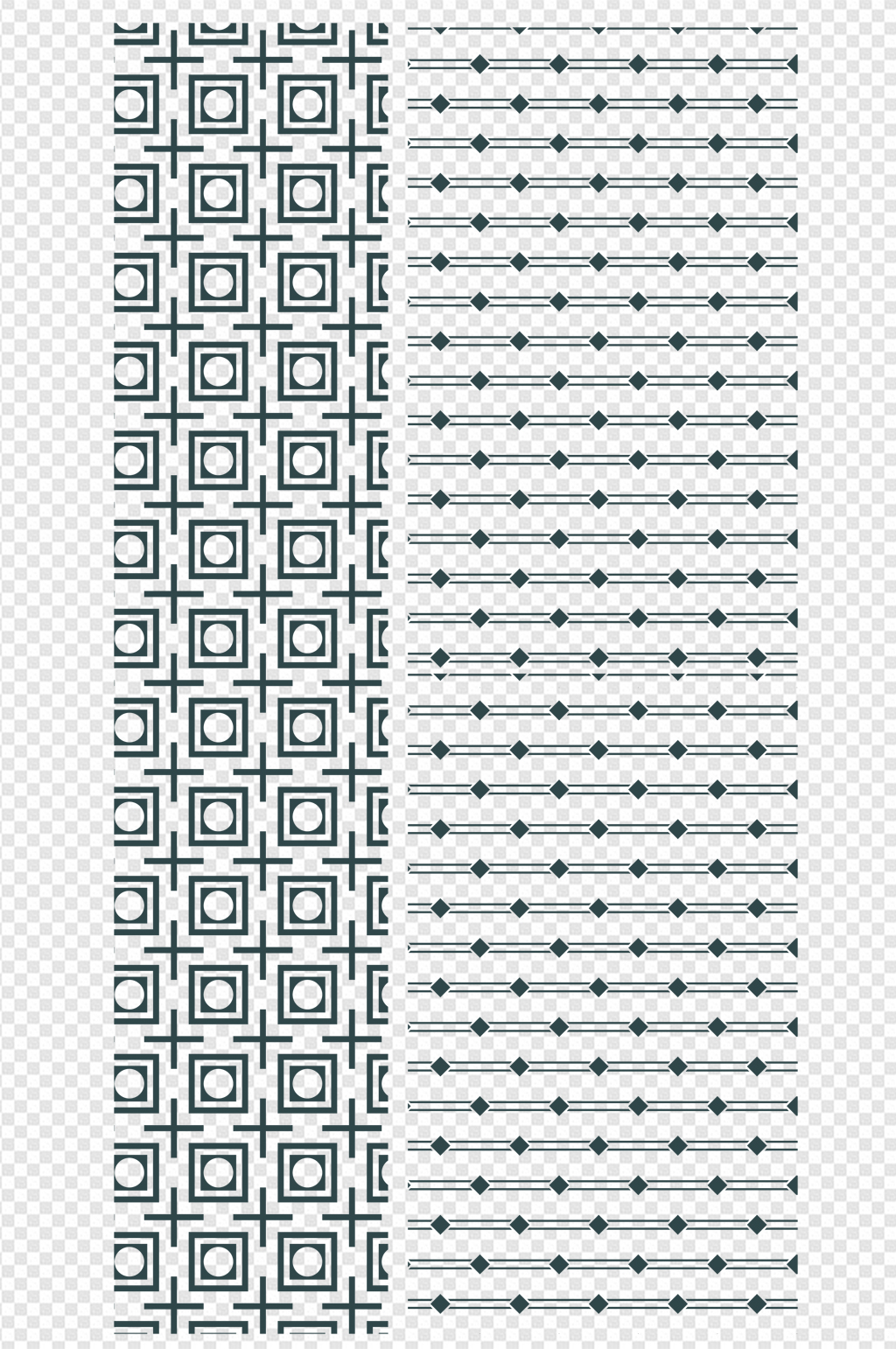 欧式花纹网格拼接古典画框