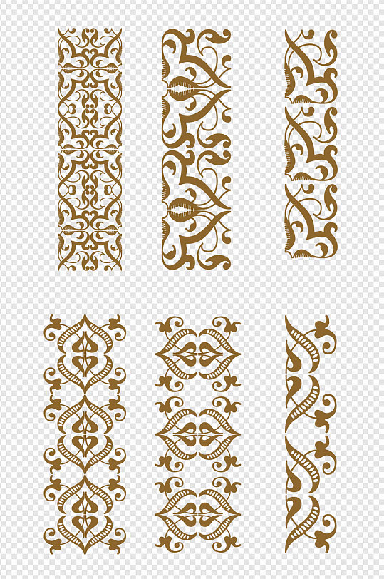 欧式花纹边框花边素材