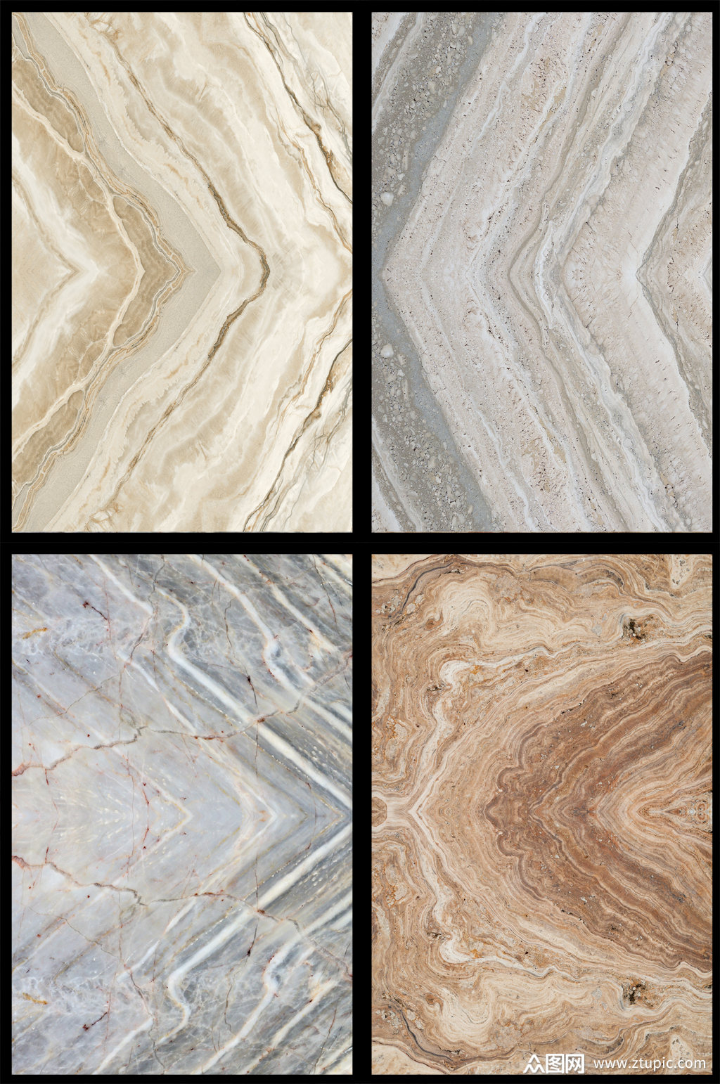 灰度大理石石纹背景墙