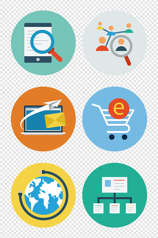 网络网站互联网图标模板素材