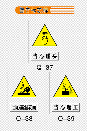 警告标志牌背景警示牌